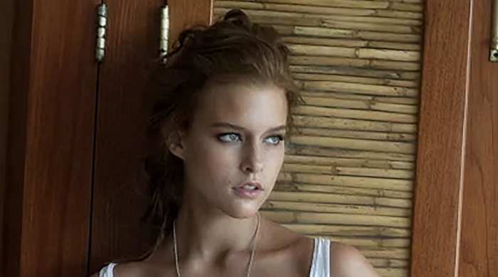 Kim Cloutier was photographed by Matt Jones in Riviera Maya, Mexico.